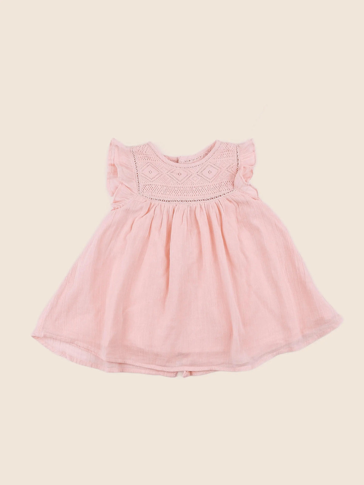 Vertbaudet - robe rose - 9 mois