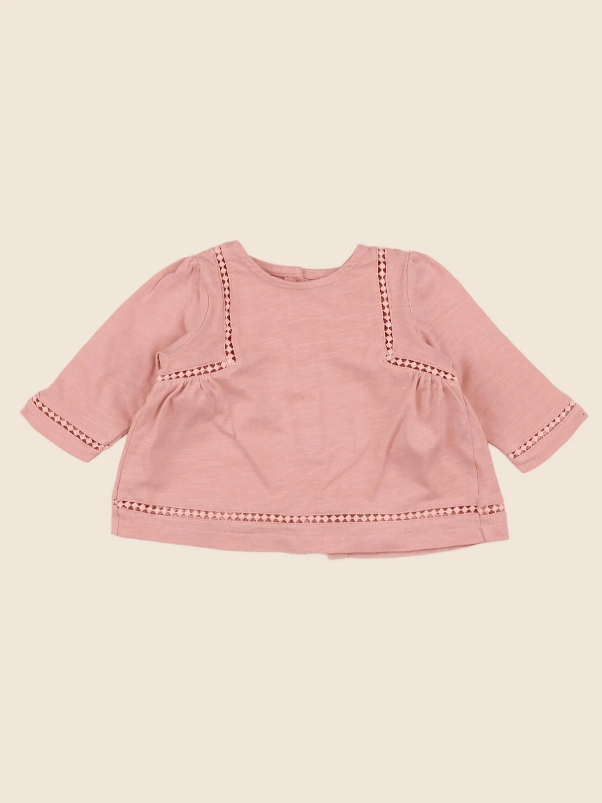 Vertbaudet - tee-shirt rose - 3 mois