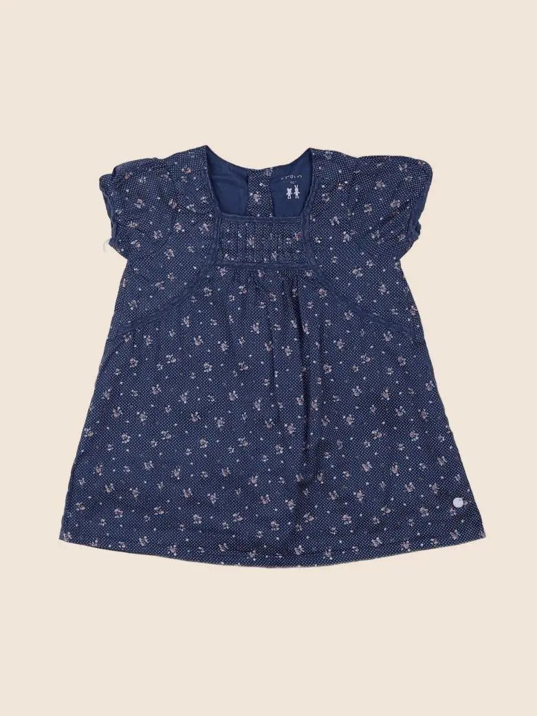 Natalys - robe bleu - 12 mois