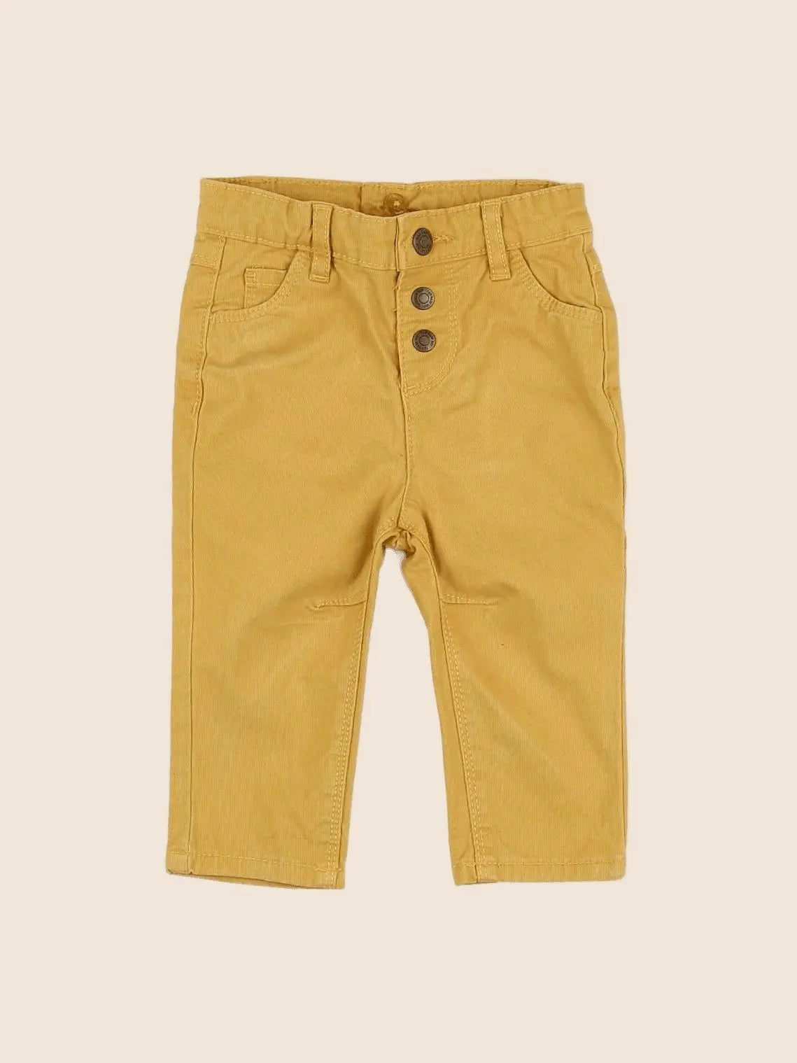 Tape à l'oeil - pantalon jaune - 9 mois