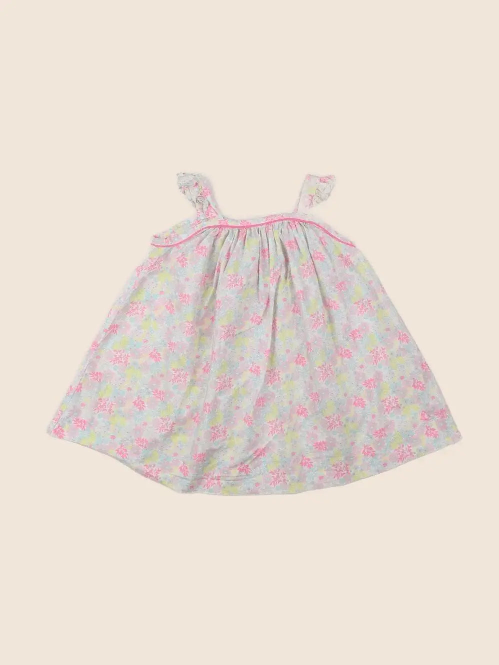 Petit Bateau - robe multicolore - 12 mois