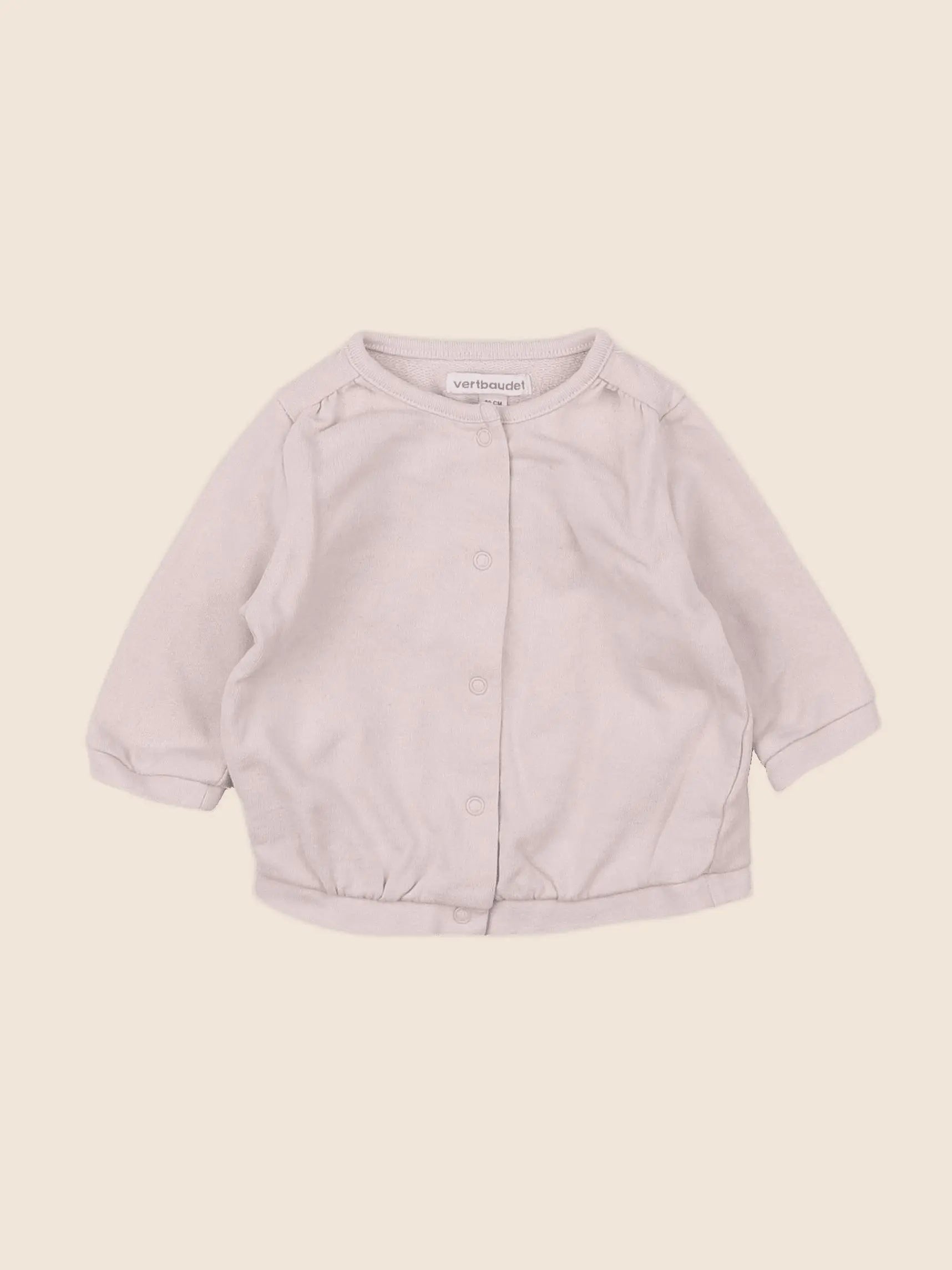 Vertbaudet - gilet rose - 3 mois