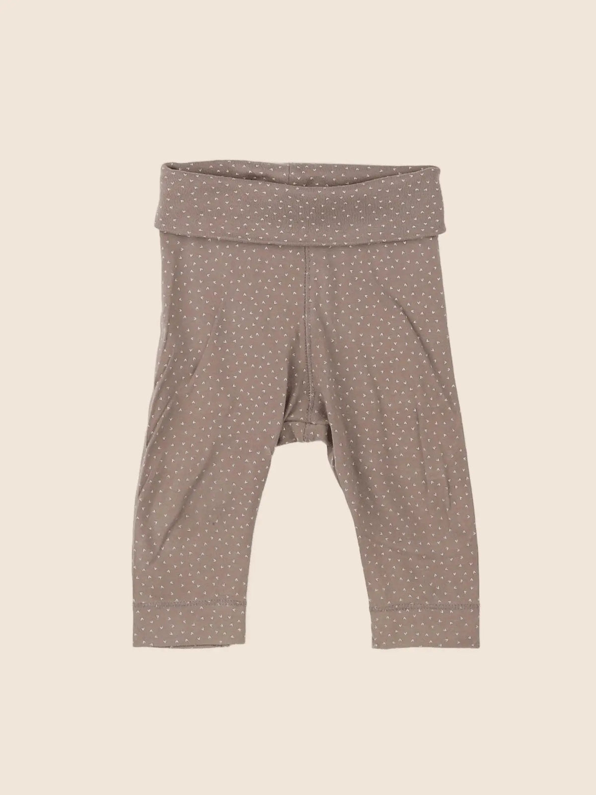 H&M - legging marron - 3 mois