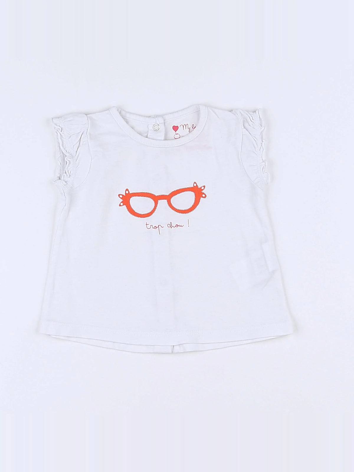 Tape à l'oeil - tee-shirt blanc - 6 mois