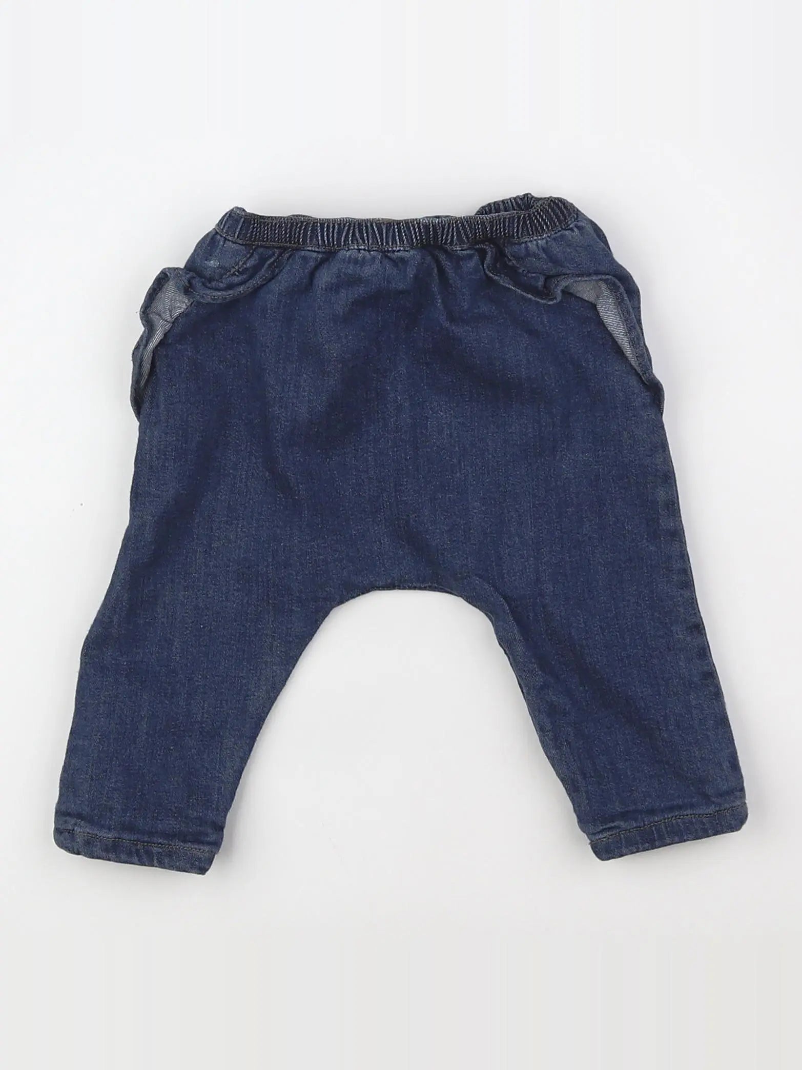 Boutchou - sarouel doublé bleu - 3 mois
