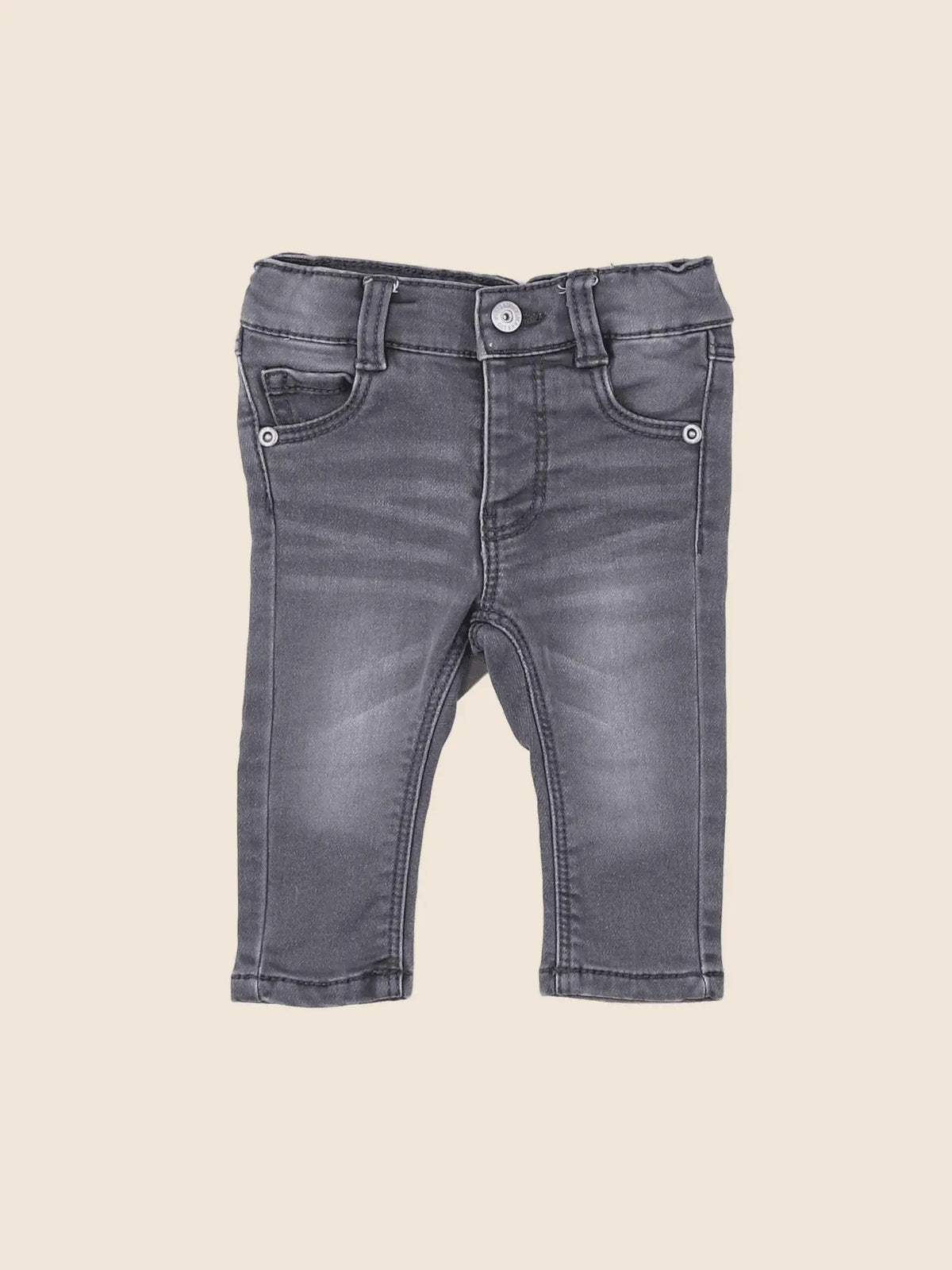 Vertbaudet - jean gris - 3 mois