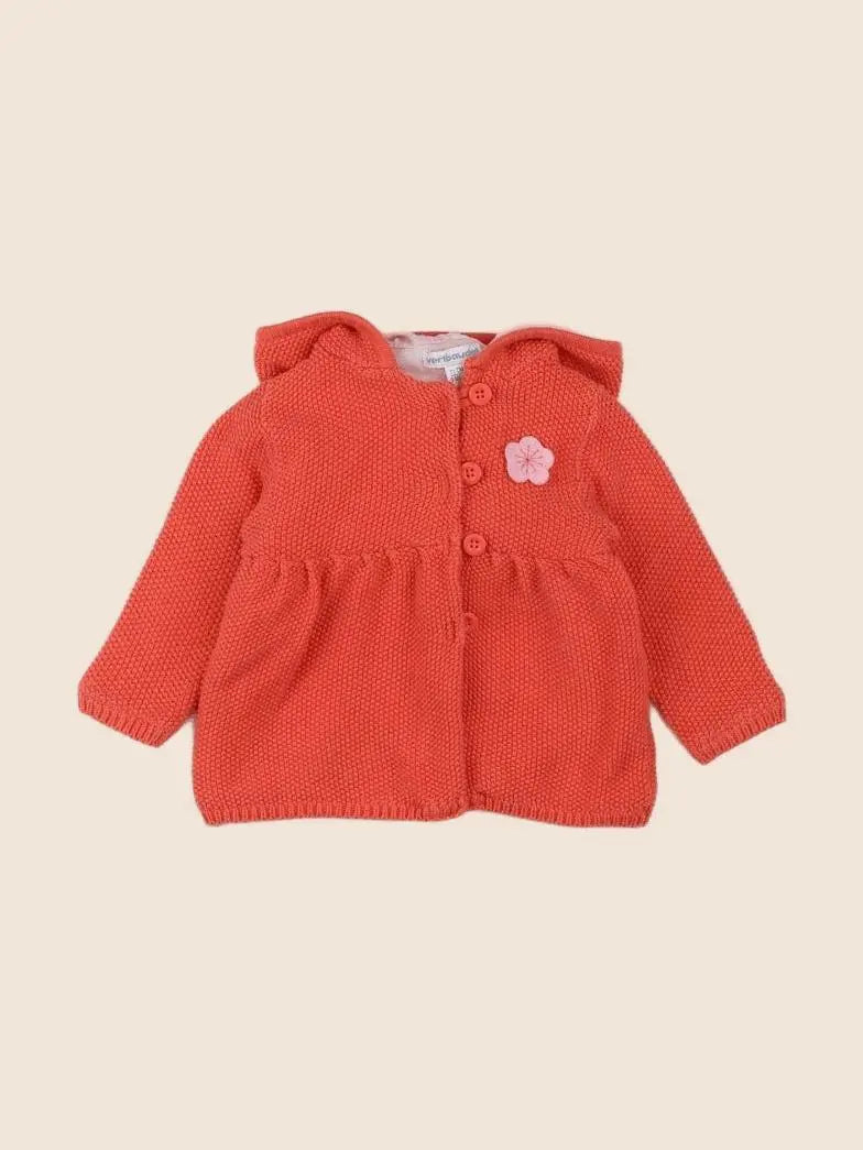 Vertbaudet - veste rose - 9 mois