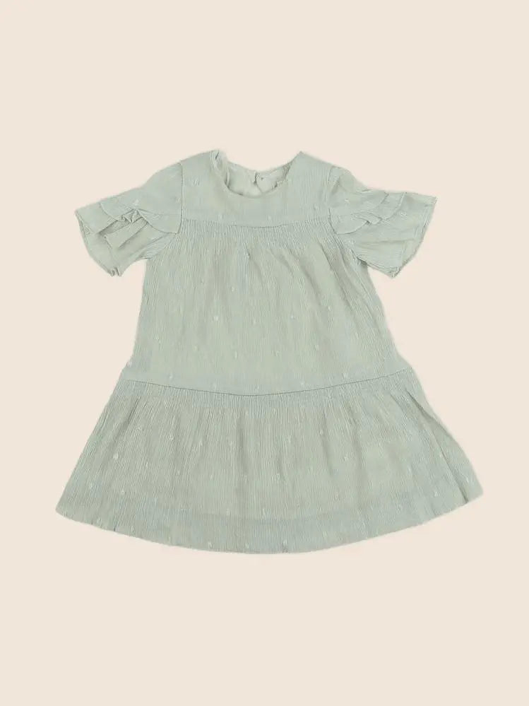 Zara - robe vert - 12/18 mois