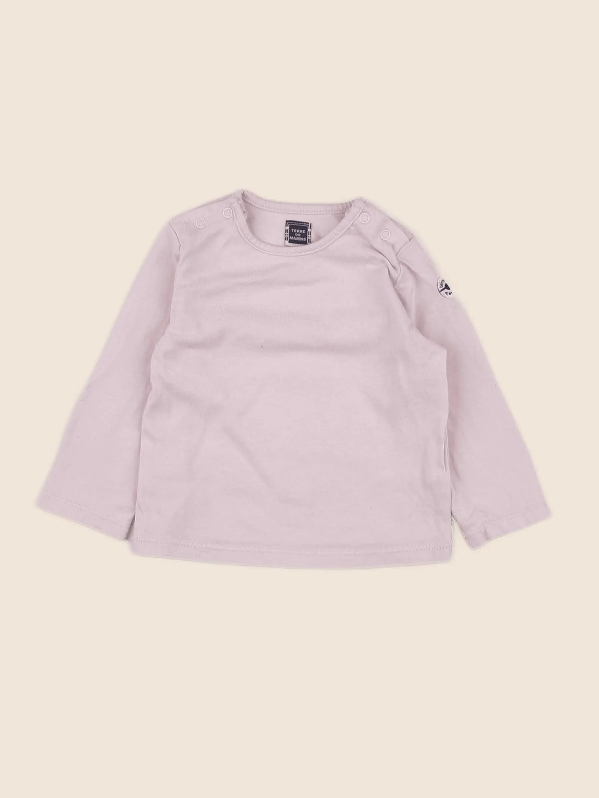 Terre de marins - tee-shirt rose - 6 mois