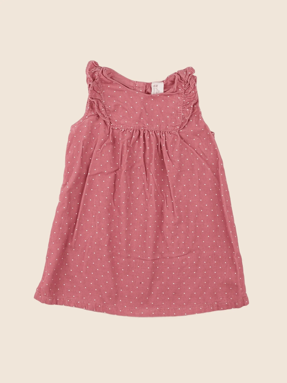 H&M - robe rose - 18 mois