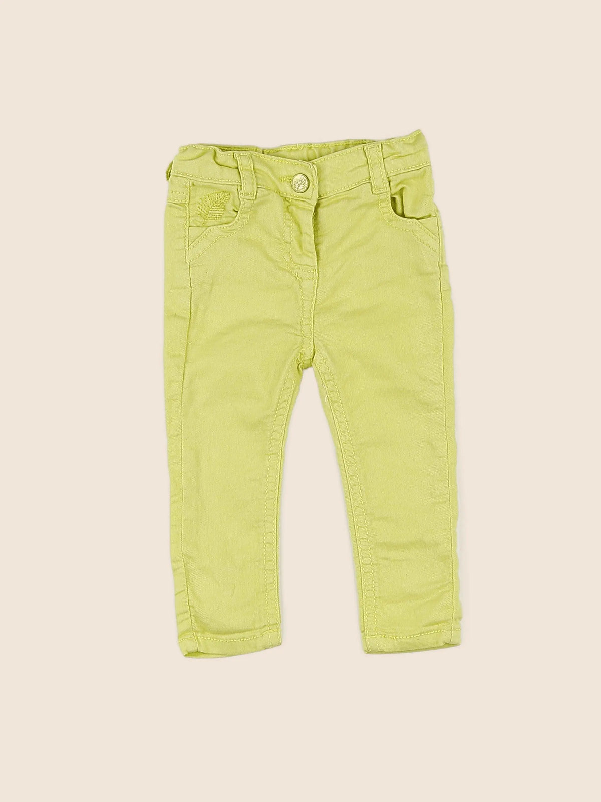 Tape à l'oeil - pantalon jaune - 6 mois