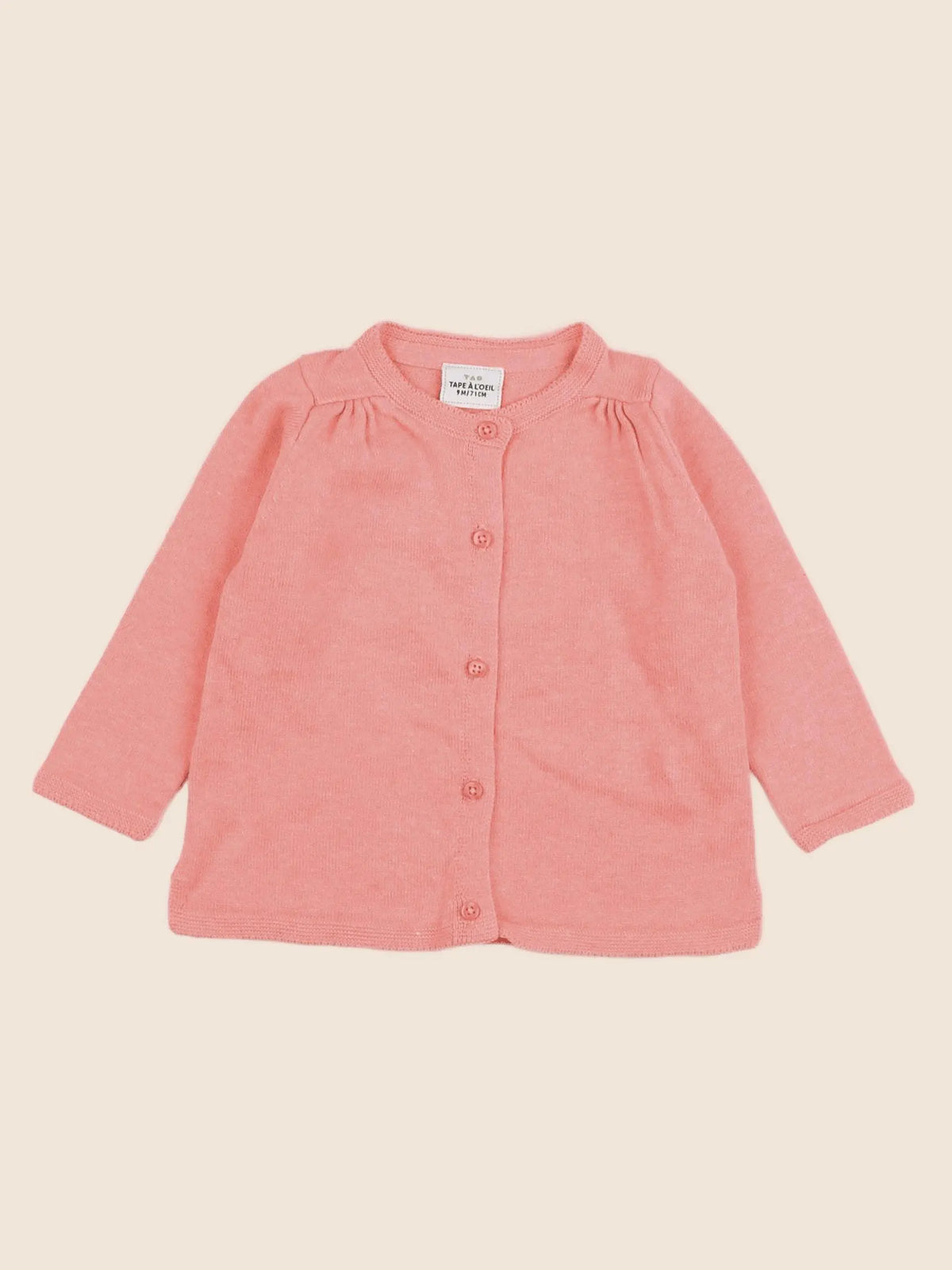 Tape à l'oeil - gilet orange - 9 mois