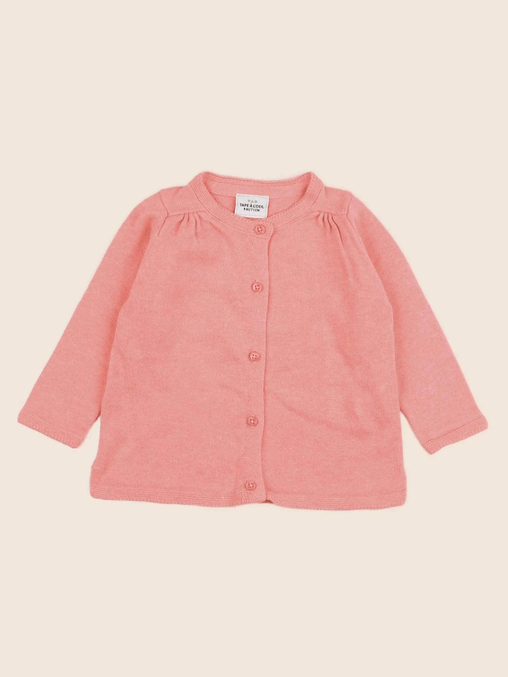 Tape à l'oeil - gilet orange - 9 mois