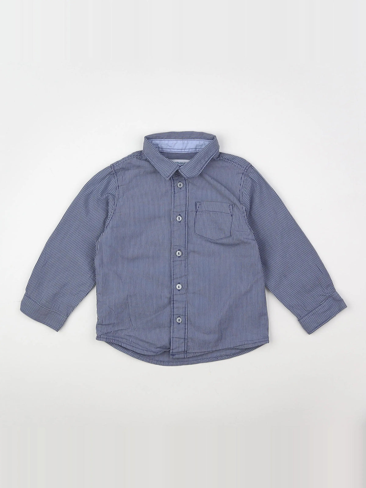 Vertbaudet - chemise bleu - 18 mois
