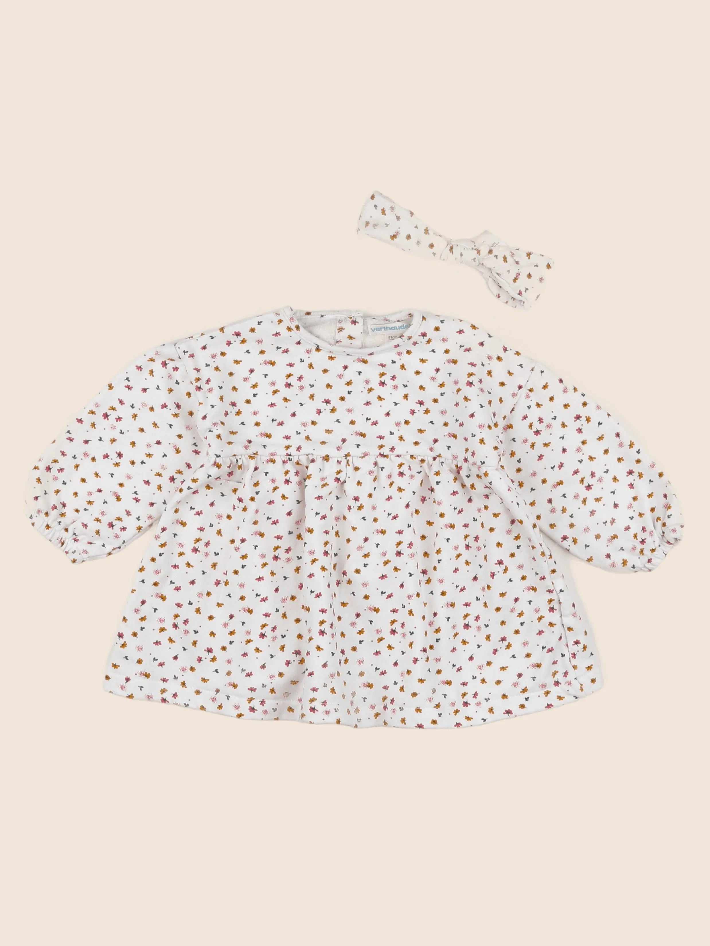 Vertbaudet - robe multicolore - 18 mois