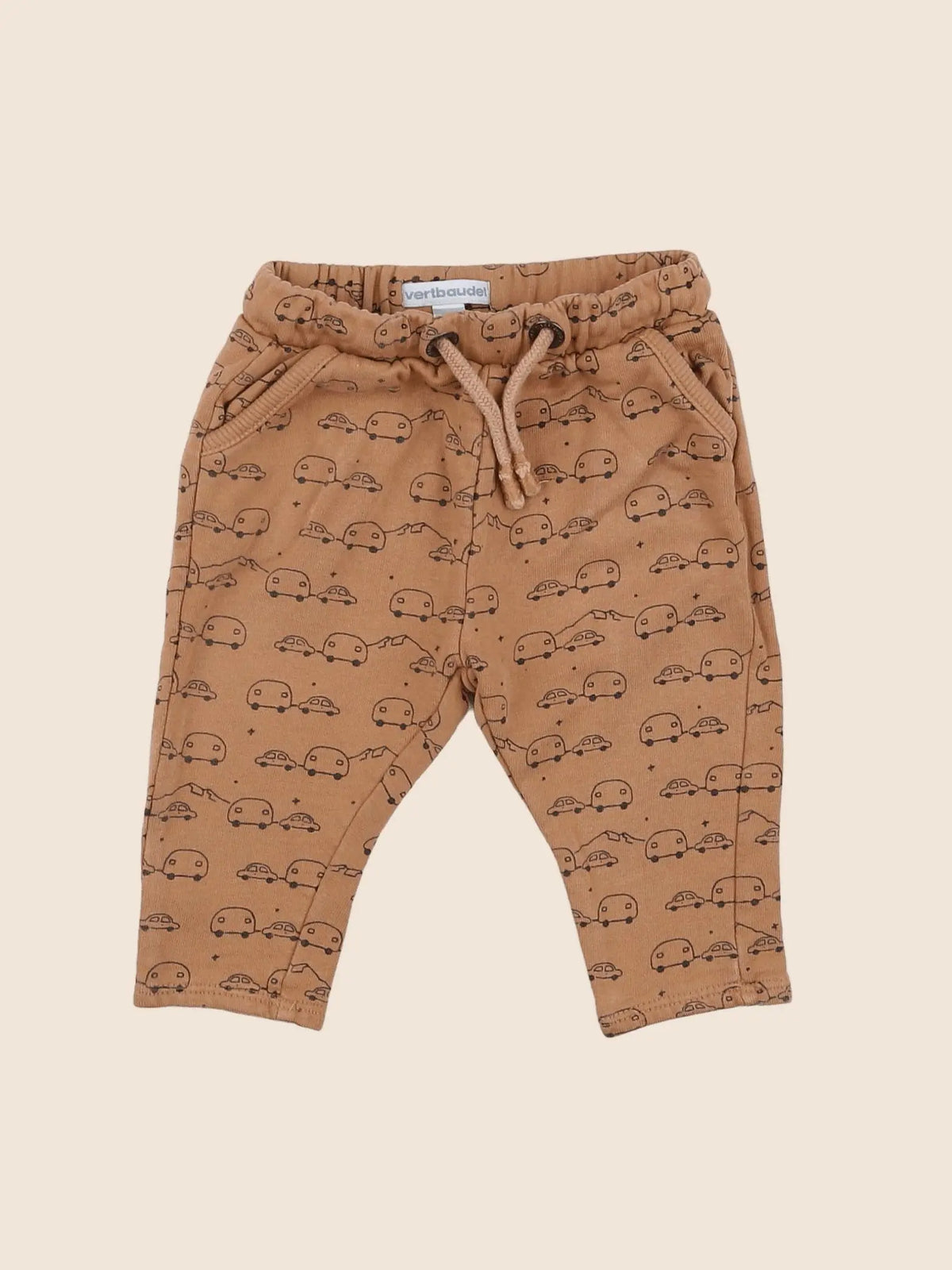 Vertbaudet - jogging marron - 6 mois