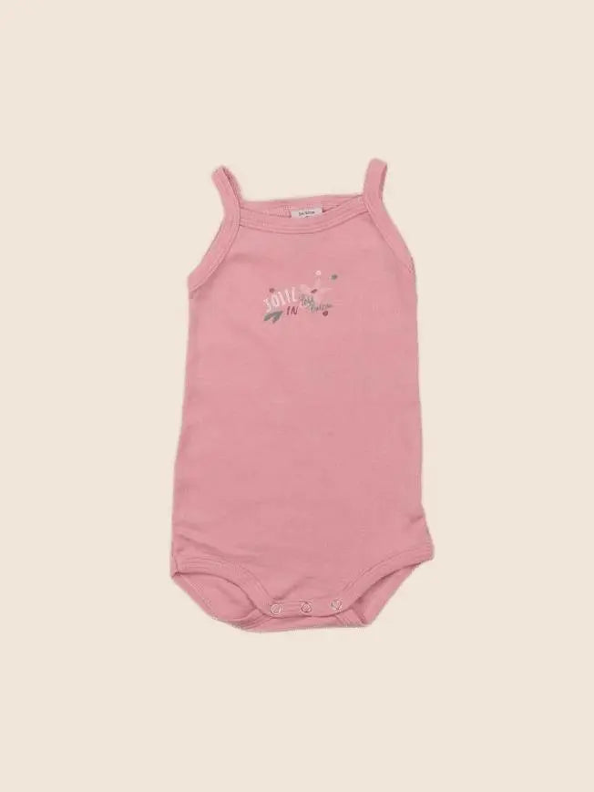 Petit Bateau - body rose - 3 mois