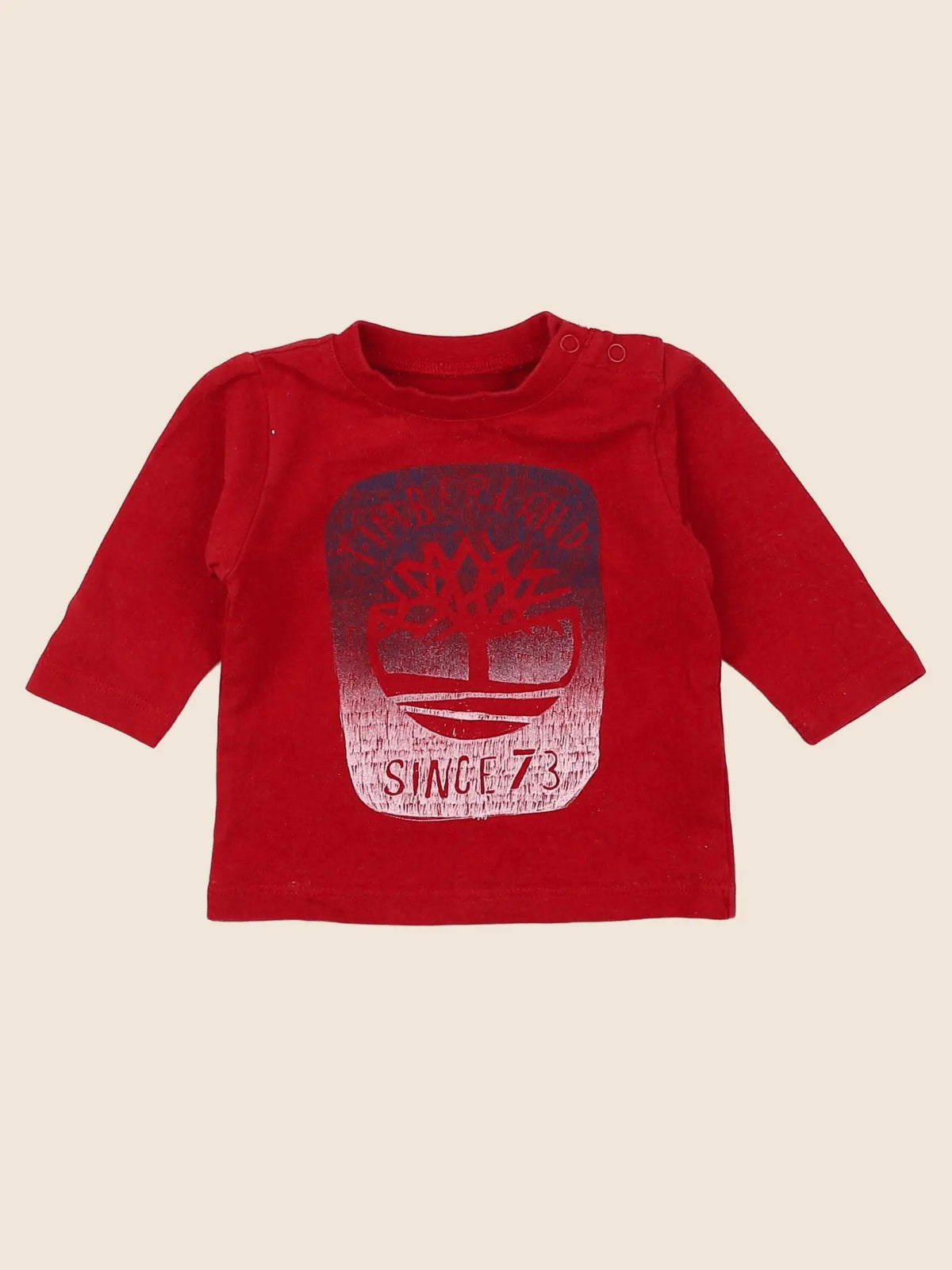 Timberland - tee-shirt rouge - 3 mois