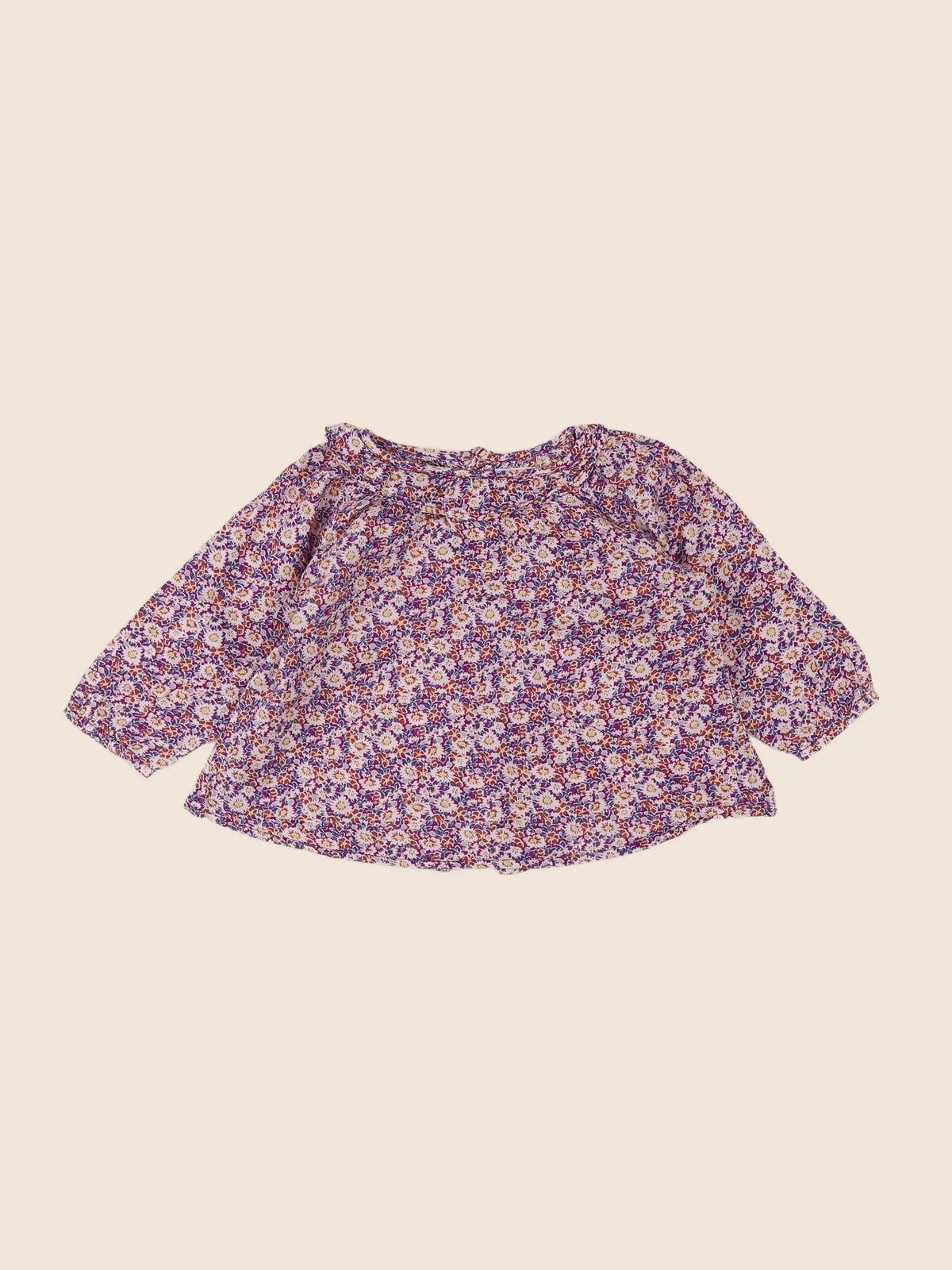 Boutchou - blouse violet - 9 mois
