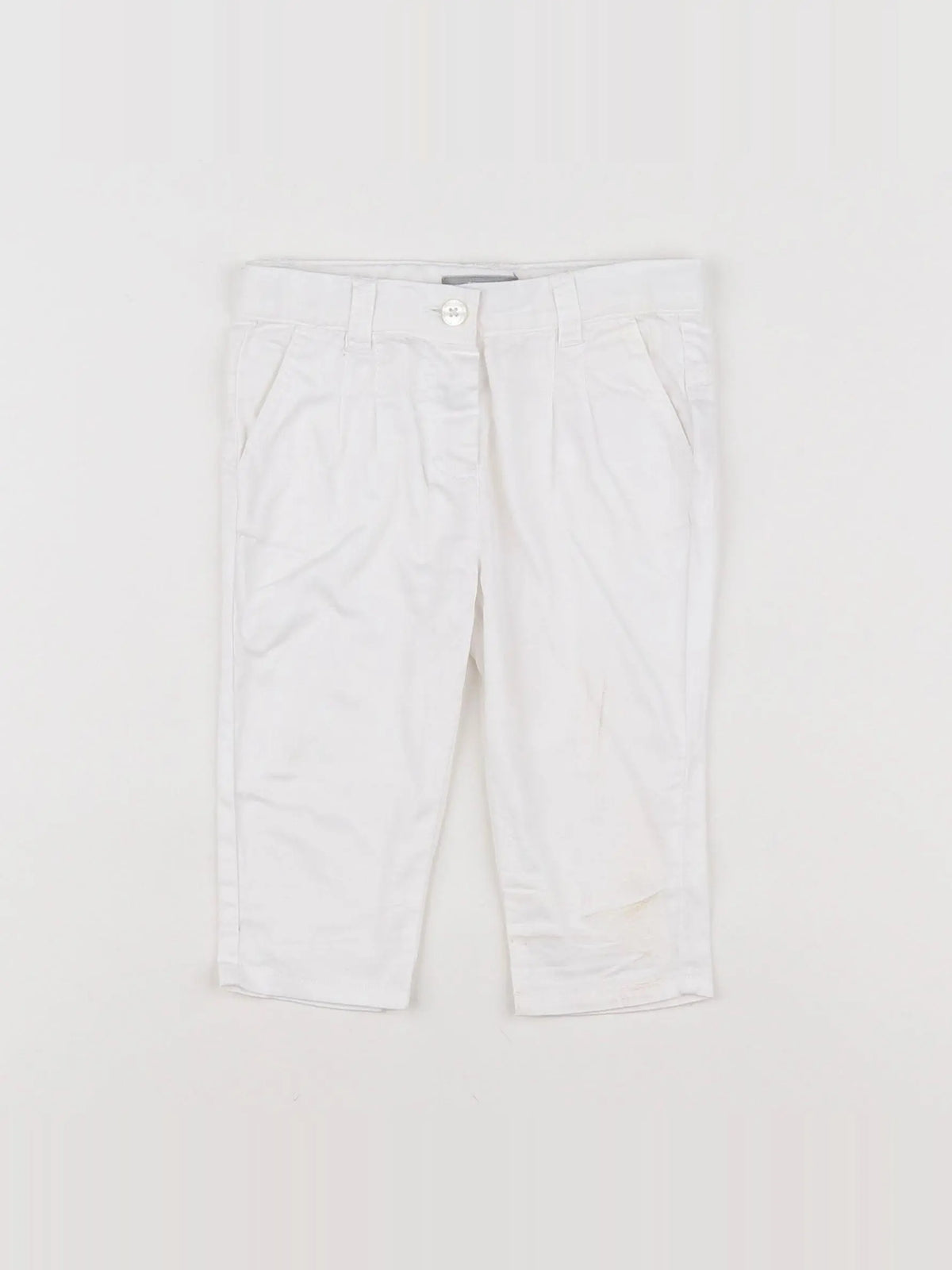 Vertbaudet - pantalon blanc - 6 mois