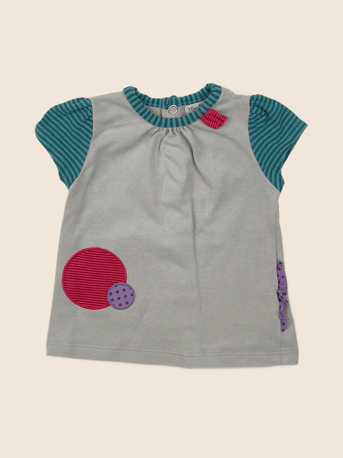 Moulin Roty - tee-shirt multicolore - 3 mois