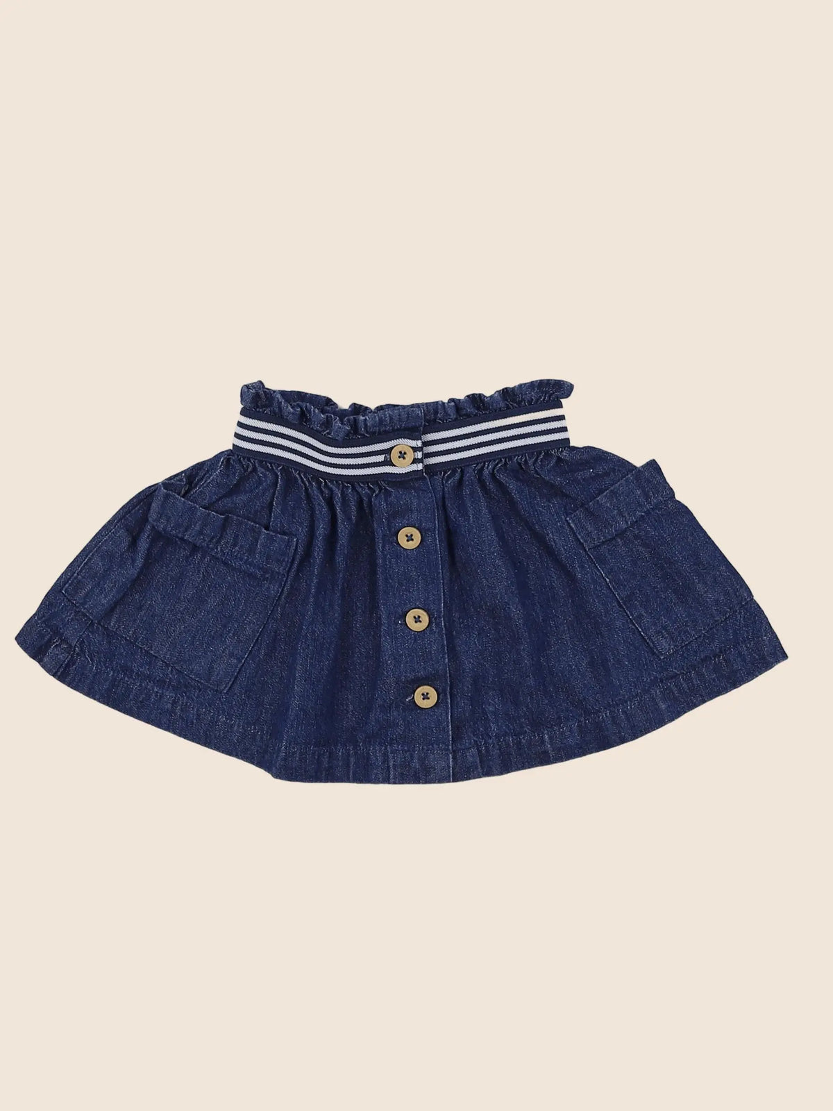 Vertbaudet - jupe bleu - 12 mois