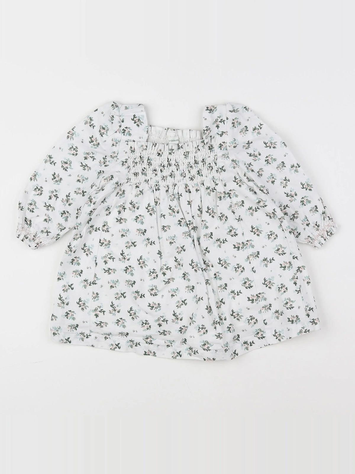 Vertbaudet - robe multicolore - 9 mois