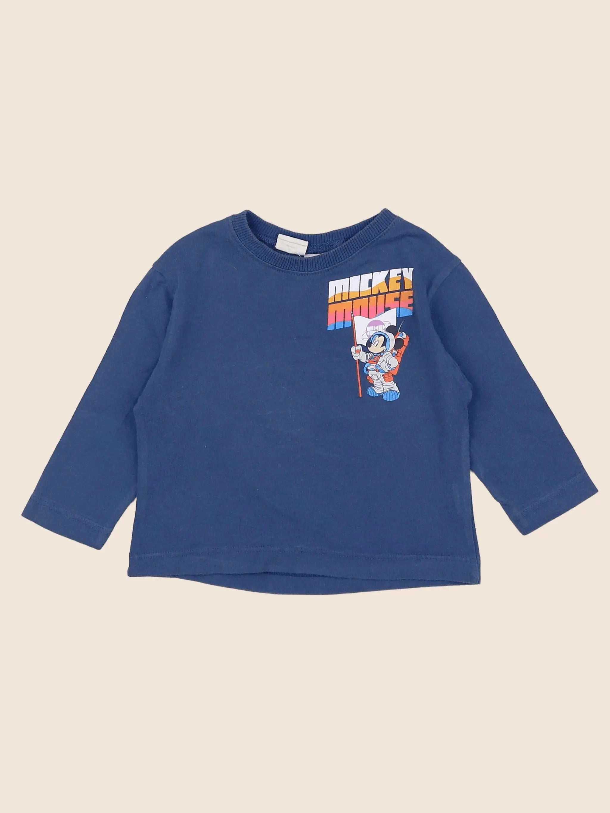 Zara - tee-shirt bleu, multicolore - 3/6 mois