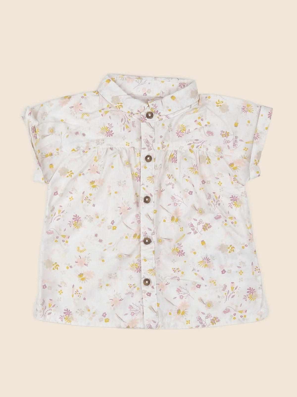 Vertbaudet - blouse multicolore - 9 mois