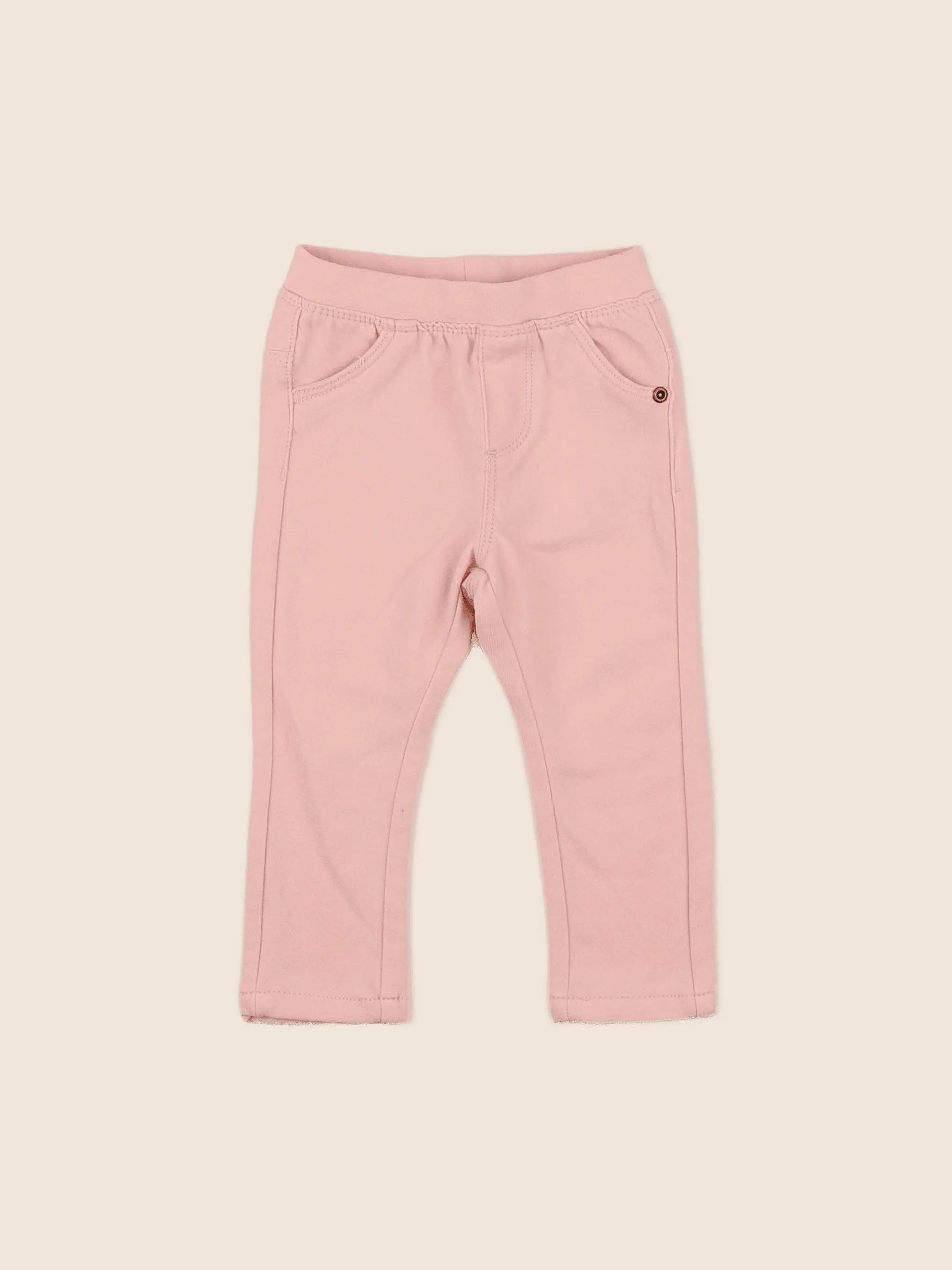 Vertbaudet - jegging orange - 12 mois