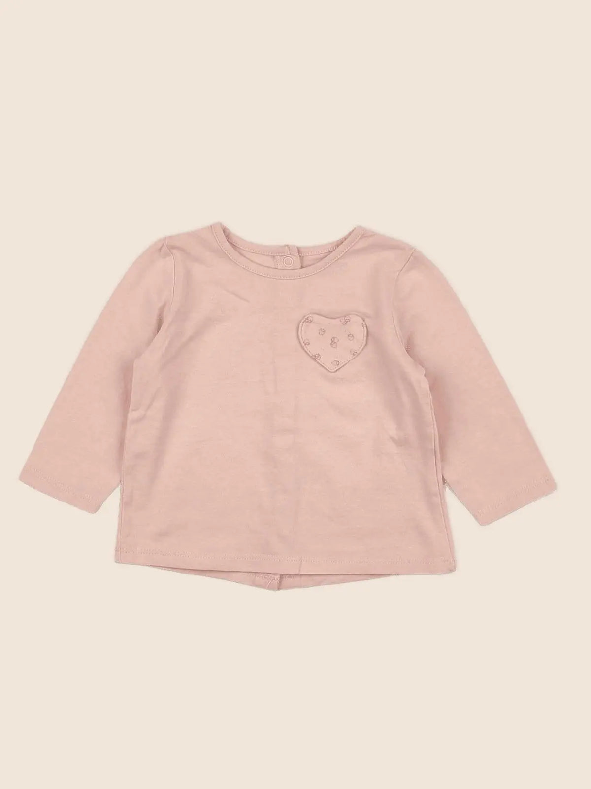 Vertbaudet - tee-shirt rose - 6 mois