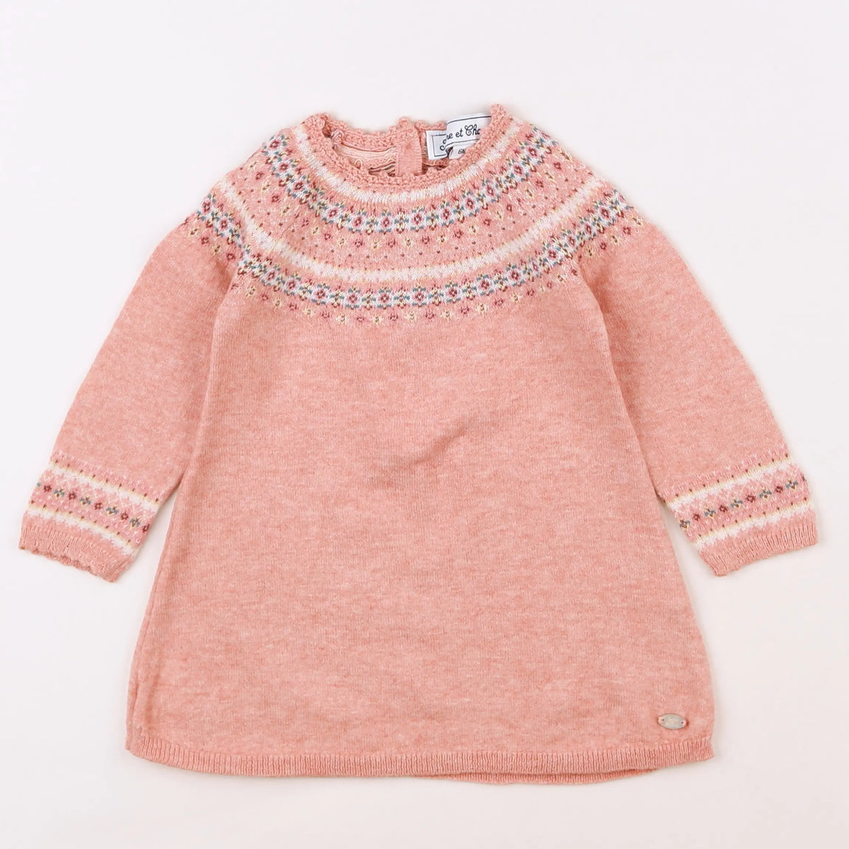 Tartine & Chocolat - robe rose - 6 mois