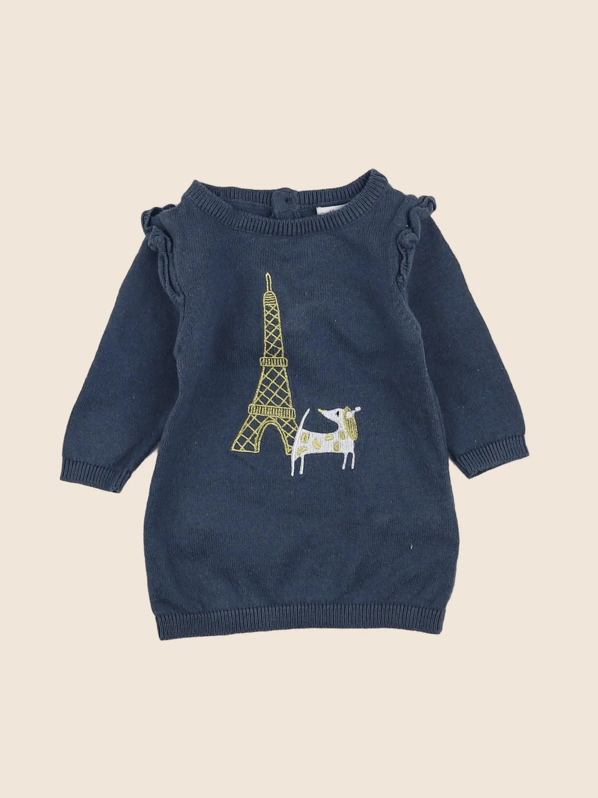 Vertbaudet - robe bleu - 3 mois