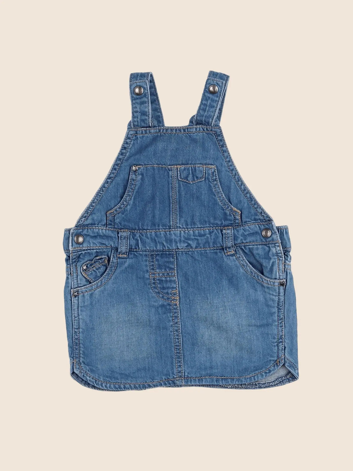Vertbaudet - robe bleu - 12 mois