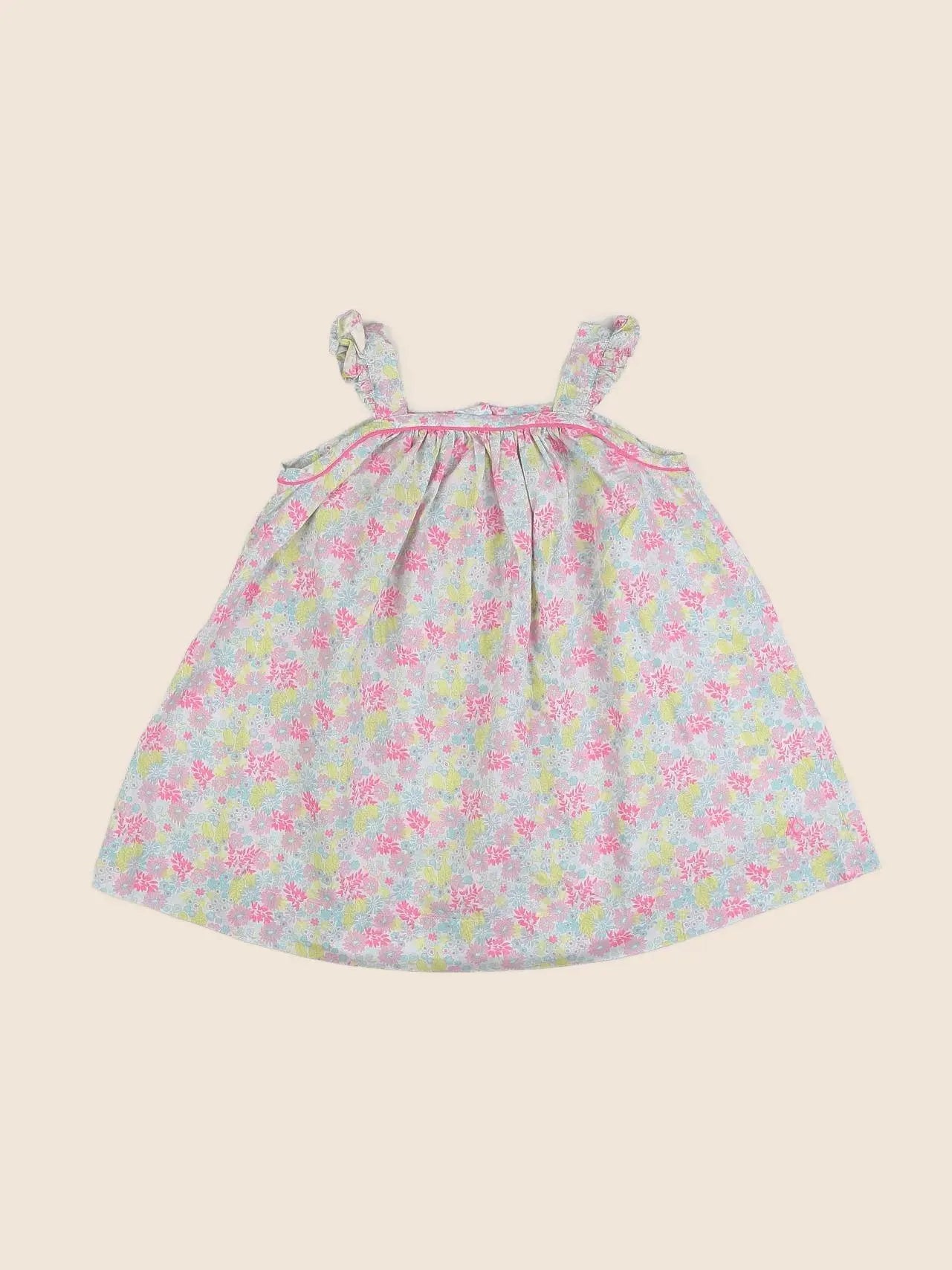 Petit Bateau - robe multicolore - 18 mois