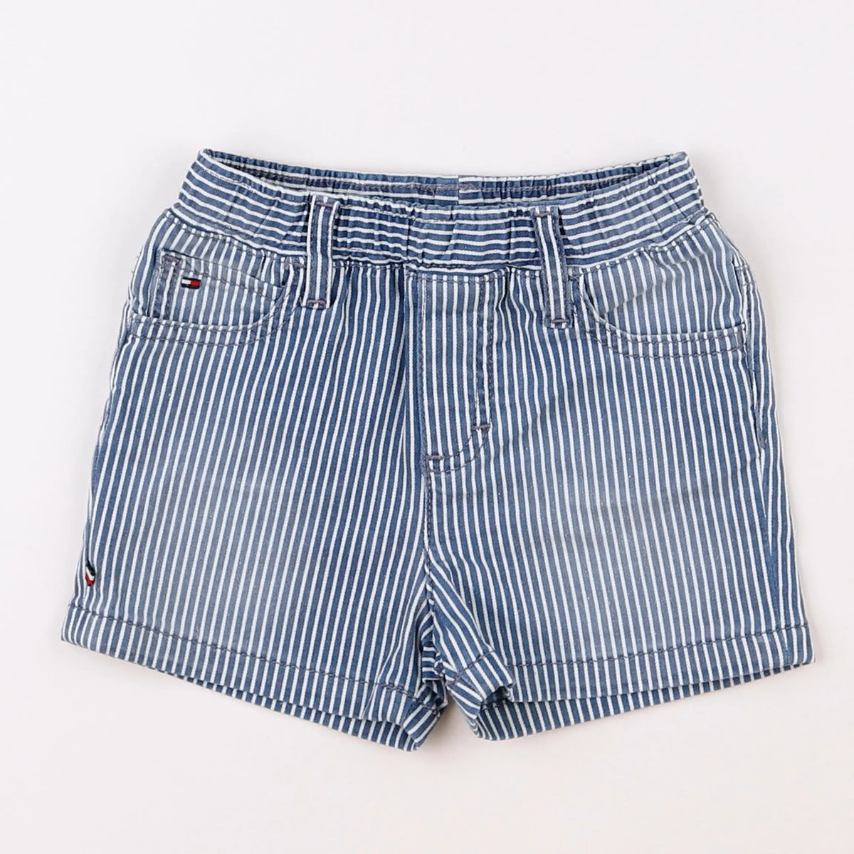 Tommy Hilfiger - short blanc, bleu - 12 mois