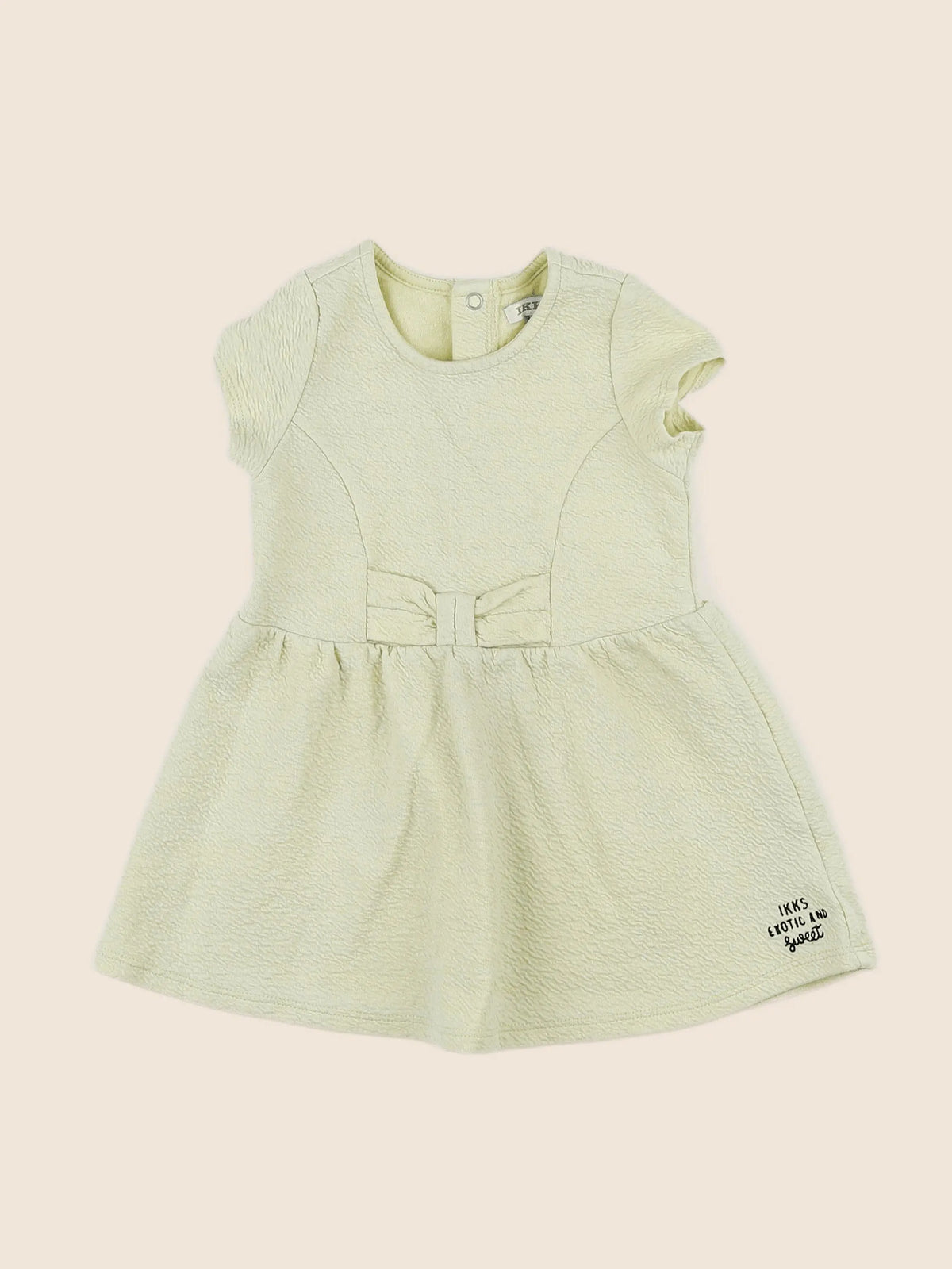 IKKS - robe jaune - 12 mois