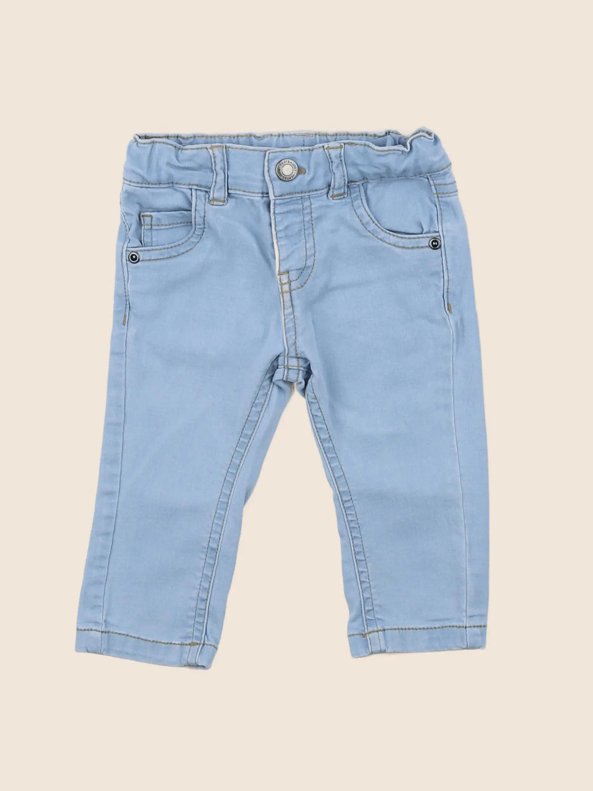 Vertbaudet - jean bleu - 6 mois