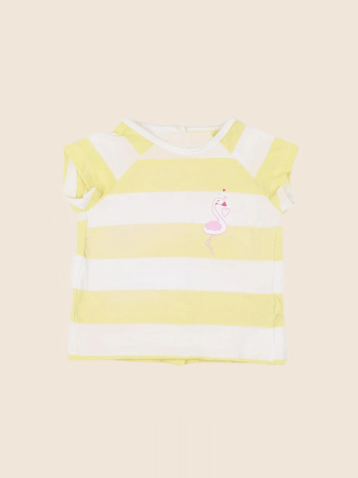 Vertbaudet - tee-shirt jaune - 3 mois