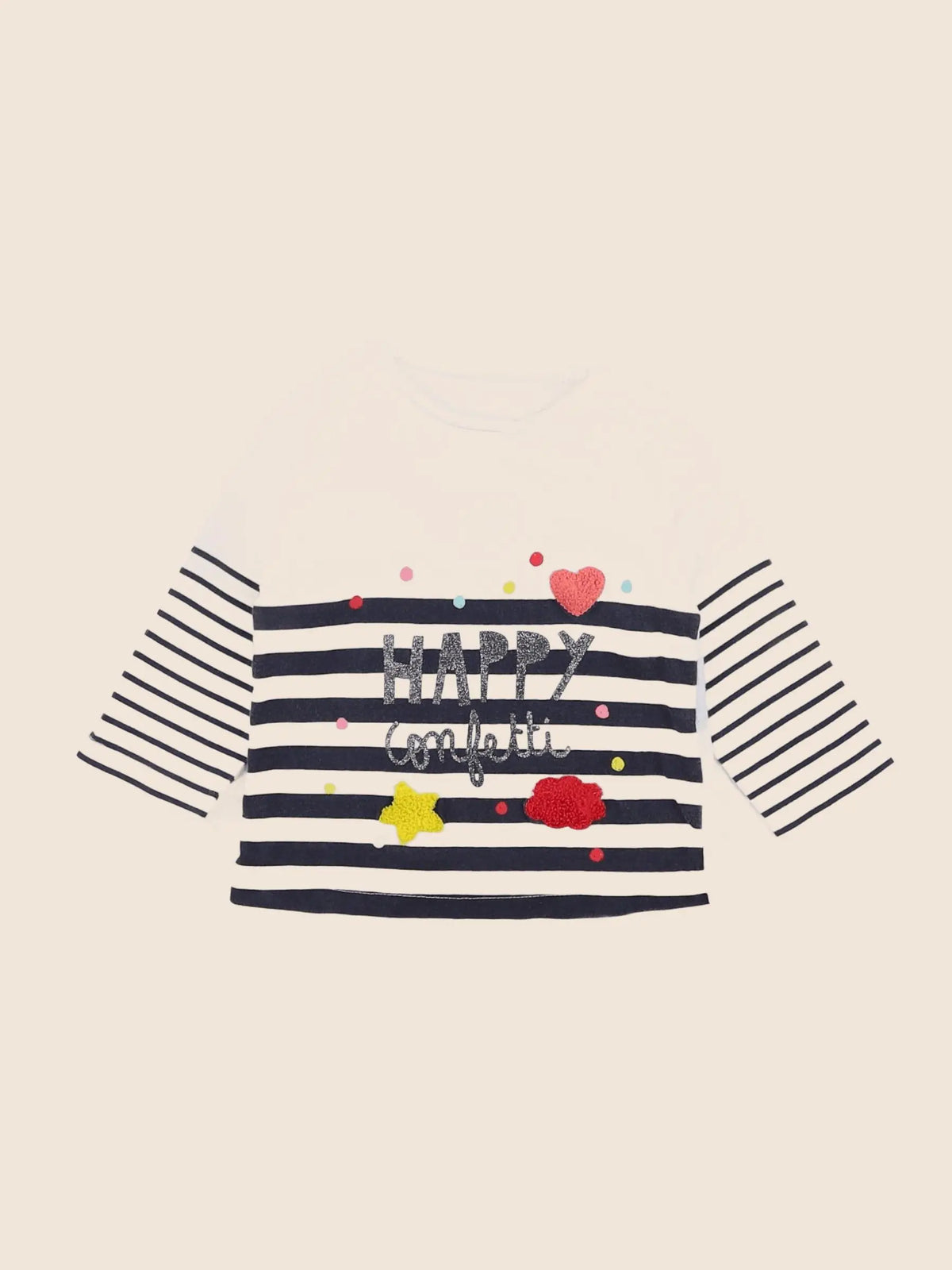 Vertbaudet - tee-shirt multicolore - 3 mois