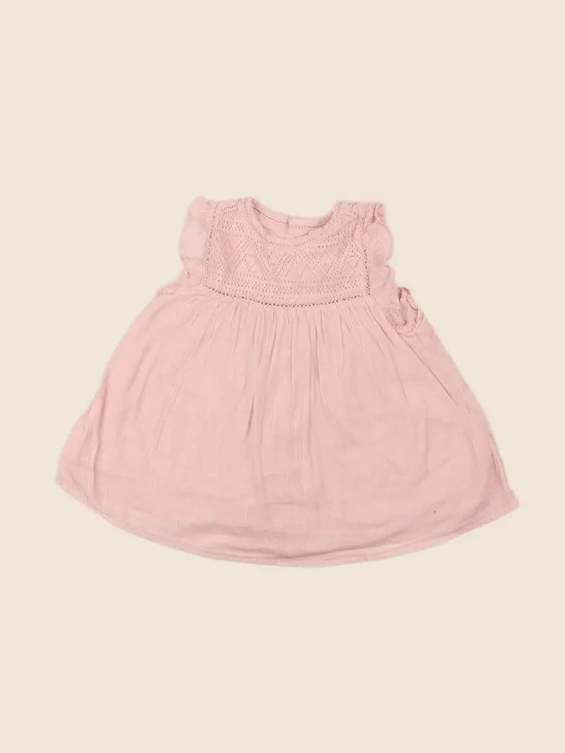 Vertbaudet - robe rose - 3 mois