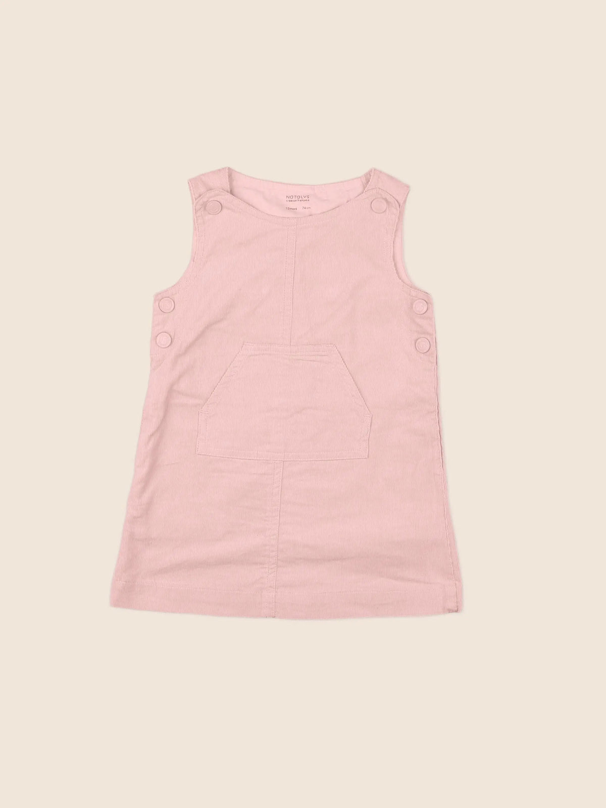 Natalys - robe rose - 12 mois