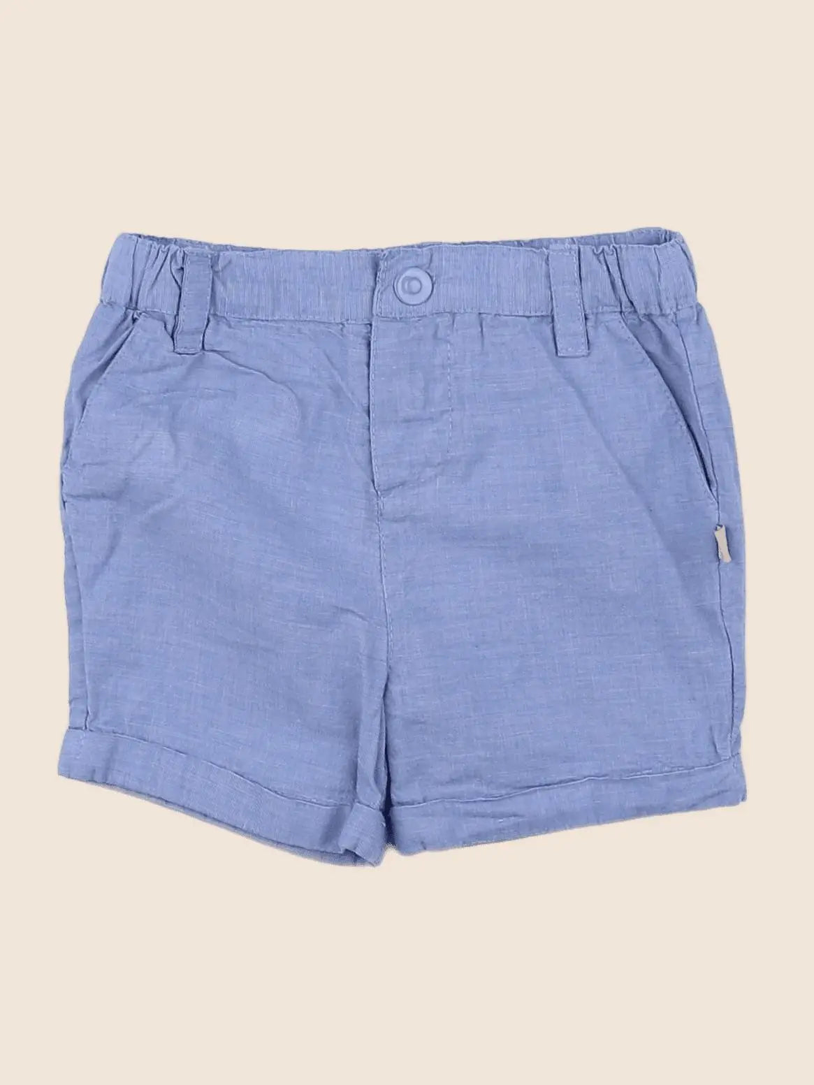 Cadet Rousselle - short bleu - 6 mois
