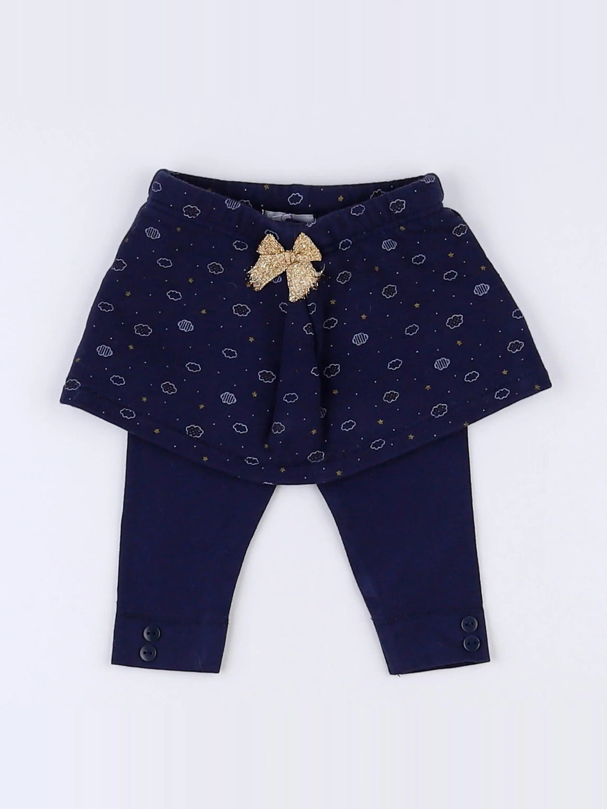 Absorba - legging bleu, or - 1 mois