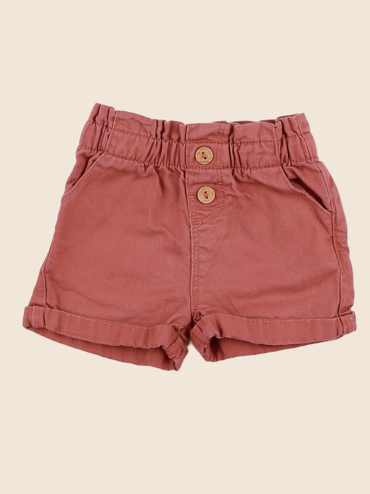 Vertbaudet - short rose - 6 mois