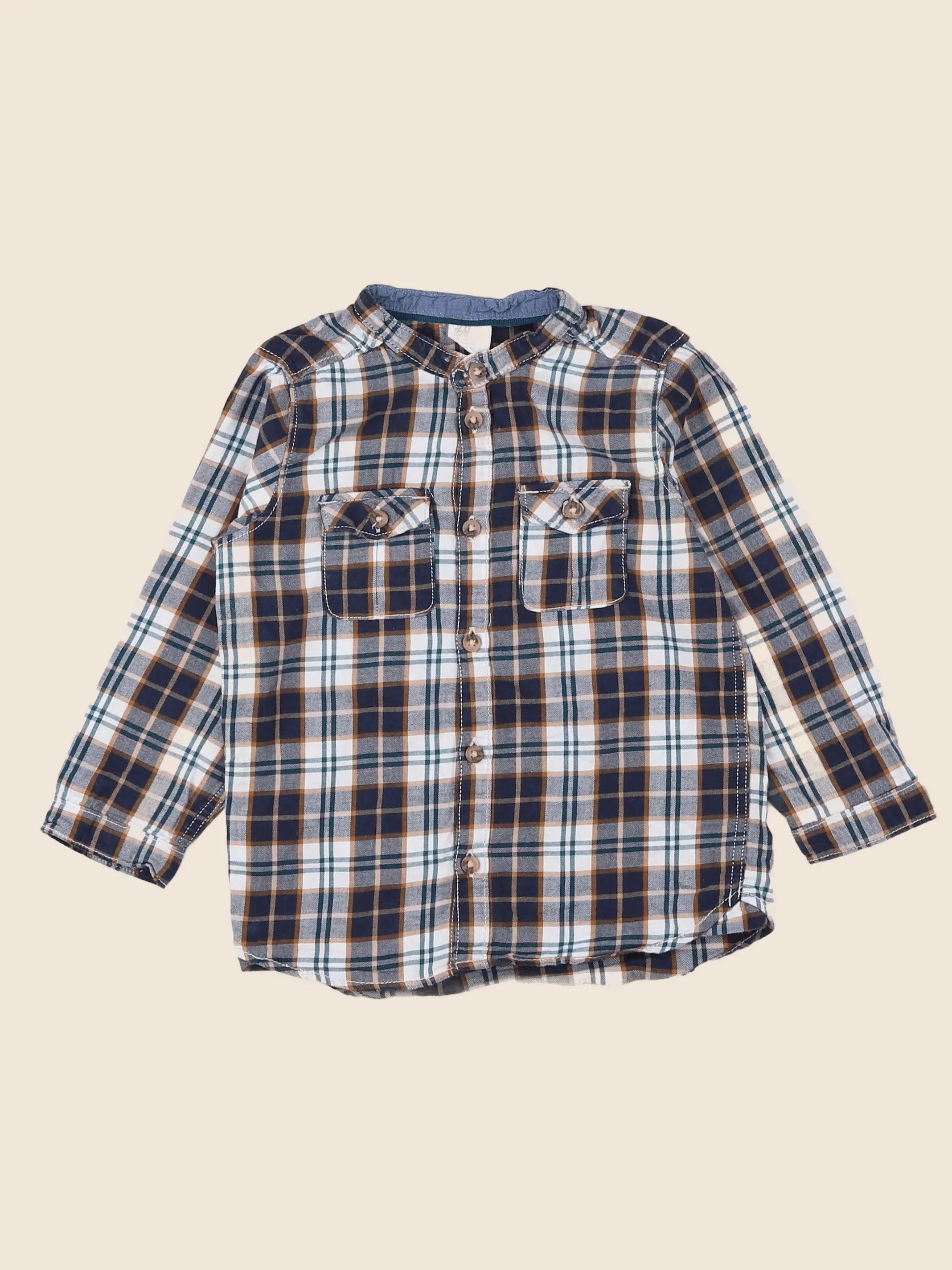 H&M - chemise multicolore - 18 mois à 2 ans