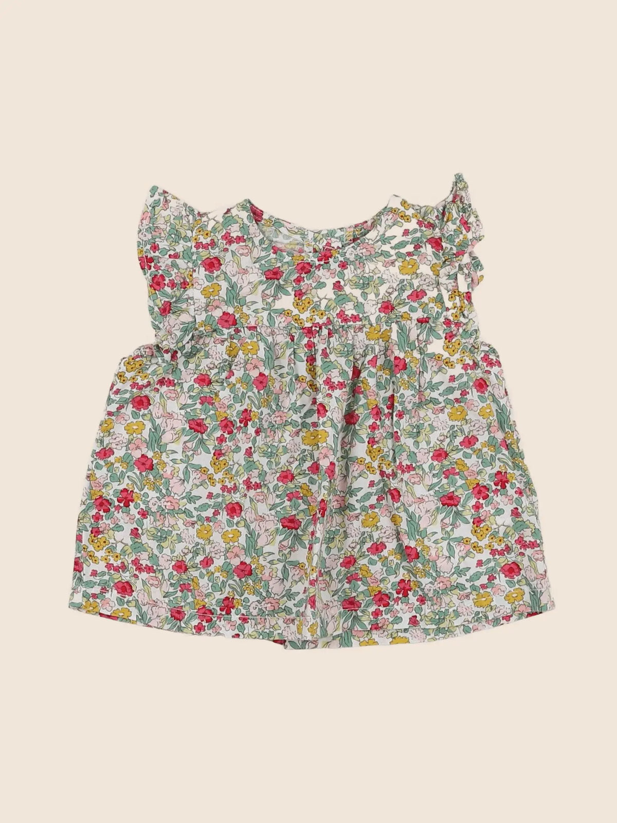 Vertbaudet - blouse multicolore - 6 mois