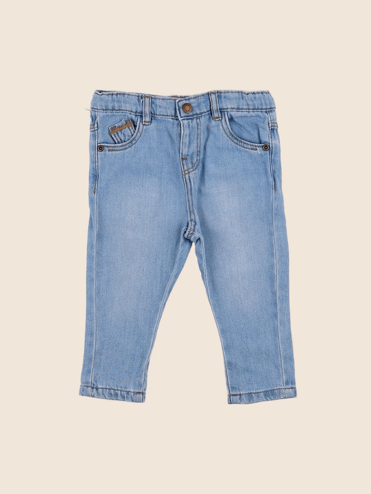 Vertbaudet - jean bleu - 9 mois