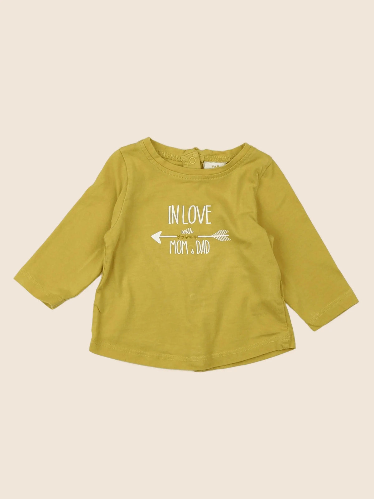 Tape à l'oeil - tee-shirt jaune - 3 mois