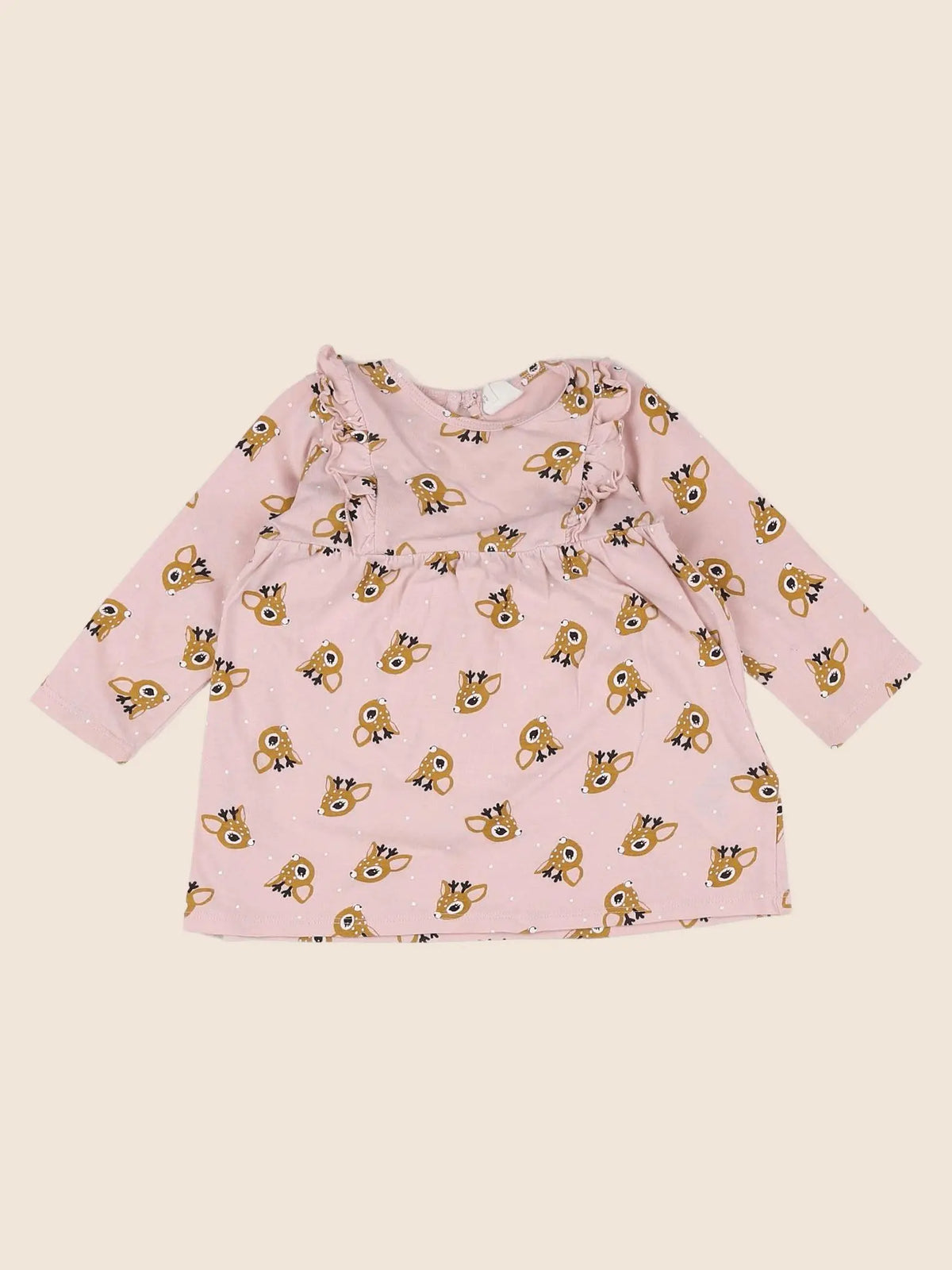 H&M - robe rose - 6/9 mois